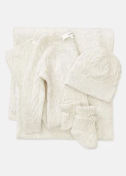 Baby Cashmere Cable Beanie