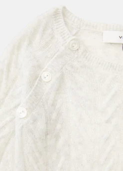 Baby Cashmere Cable Bodysuit