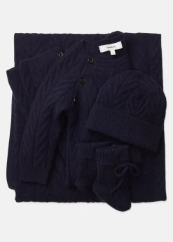Baby Cashmere Cable Bodysuit