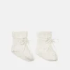 Baby Cashmere Cable Booties