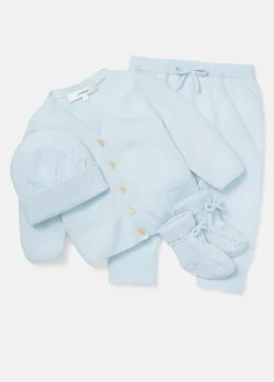 Baby Cashmere Cable Booties