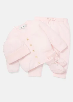 Baby Cashmere Cable Booties