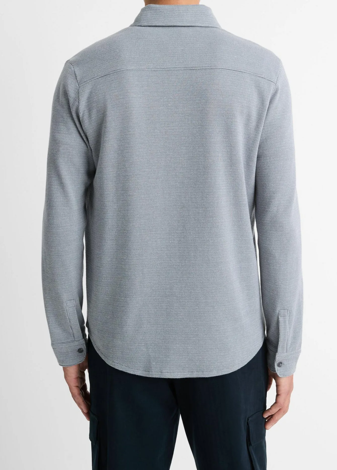 Birdseye Pima Cotton Button-Down Shirt