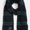 Black Watch Double-Face Merino Wool Scarf