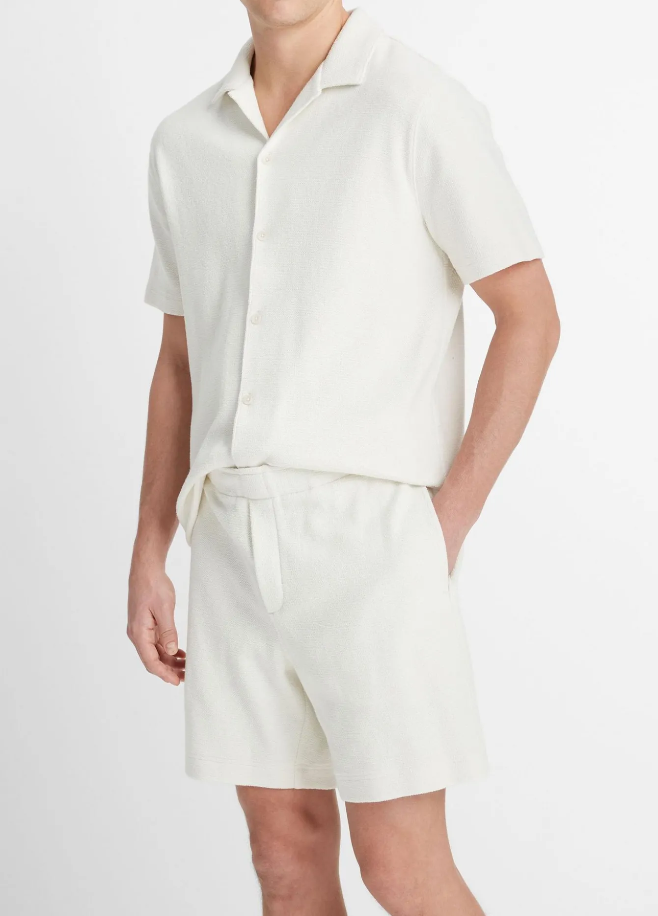 Bouclé Pull-On Short