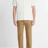 Bouclé Short-Sleeve Button-Front Shirt