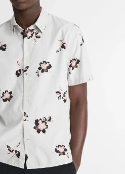 Cascading Floral Short-Sleeve Shirt