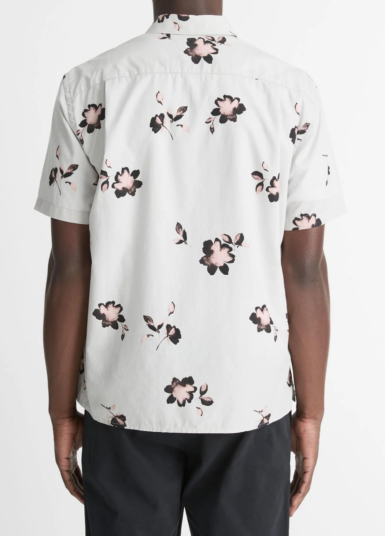 Cascading Floral Short-Sleeve Shirt