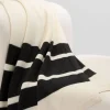 Cashmere Jersey Stripe Throw