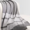 Cashmere Jersey Stripe Throw