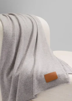 Cashmere Reverse Jersey Throw