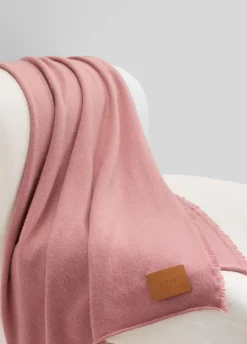 Cashmere Reverse Jersey Throw
