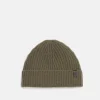 Cashmere Shaker-Stitch Beanie