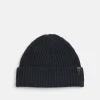 Cashmere Shaker-Stitch Beanie