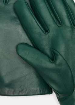 Cashmere-Lined Short Leather Glove