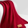 Cashmere-Silk Jersey Throw