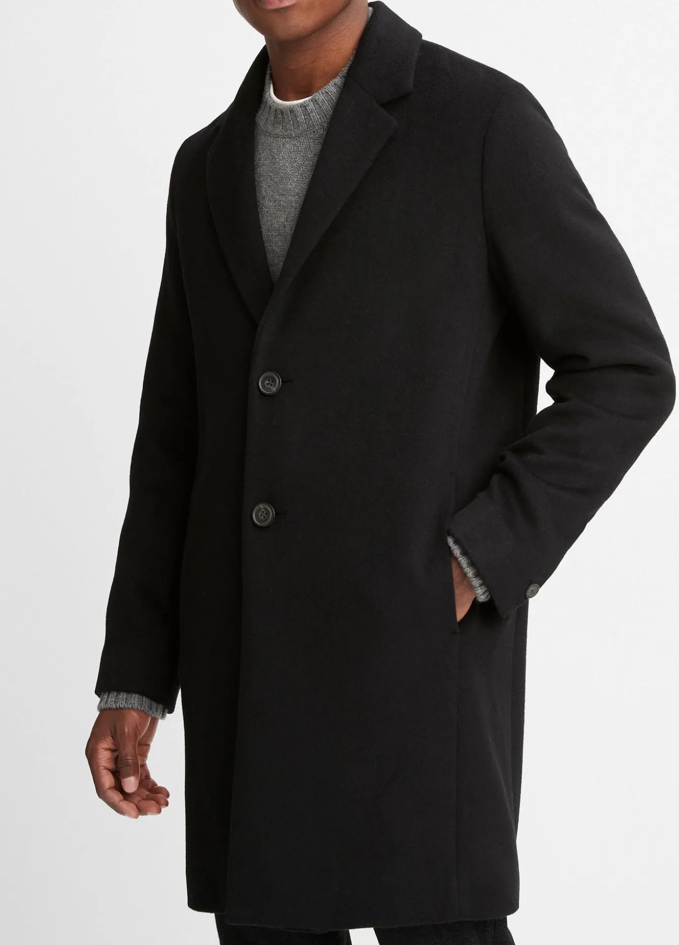 Classic Italian Wool-Blend Coat