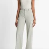 Cotton Low-Rise Wide-Leg Pant