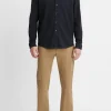 Cotton Piqué Button-Front Shirt