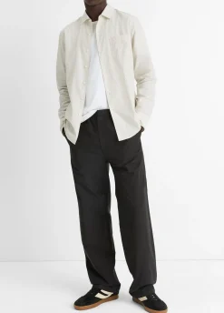 Cotton-Blend Parachute Pant