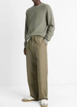 Cotton-Blend Parachute Pant