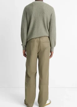 Cotton-Blend Parachute Pant