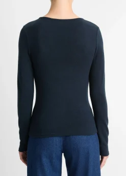 Cozy Long-Sleeve V-Neck Top