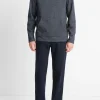 Crosshatch Birdseye Cotton-Blend Hoodie