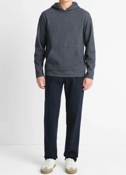 Crosshatch Birdseye Cotton-Blend Hoodie