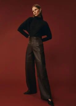 Dolman-Sleeve Turtleneck Bodysuit