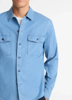 Double Patch-Pocket Cotton Shirt