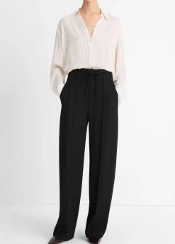 Double-Waistband Drawstring Pant