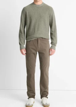 Dylan Slim 5-Pocket Peached Stretch-Cotton Pant