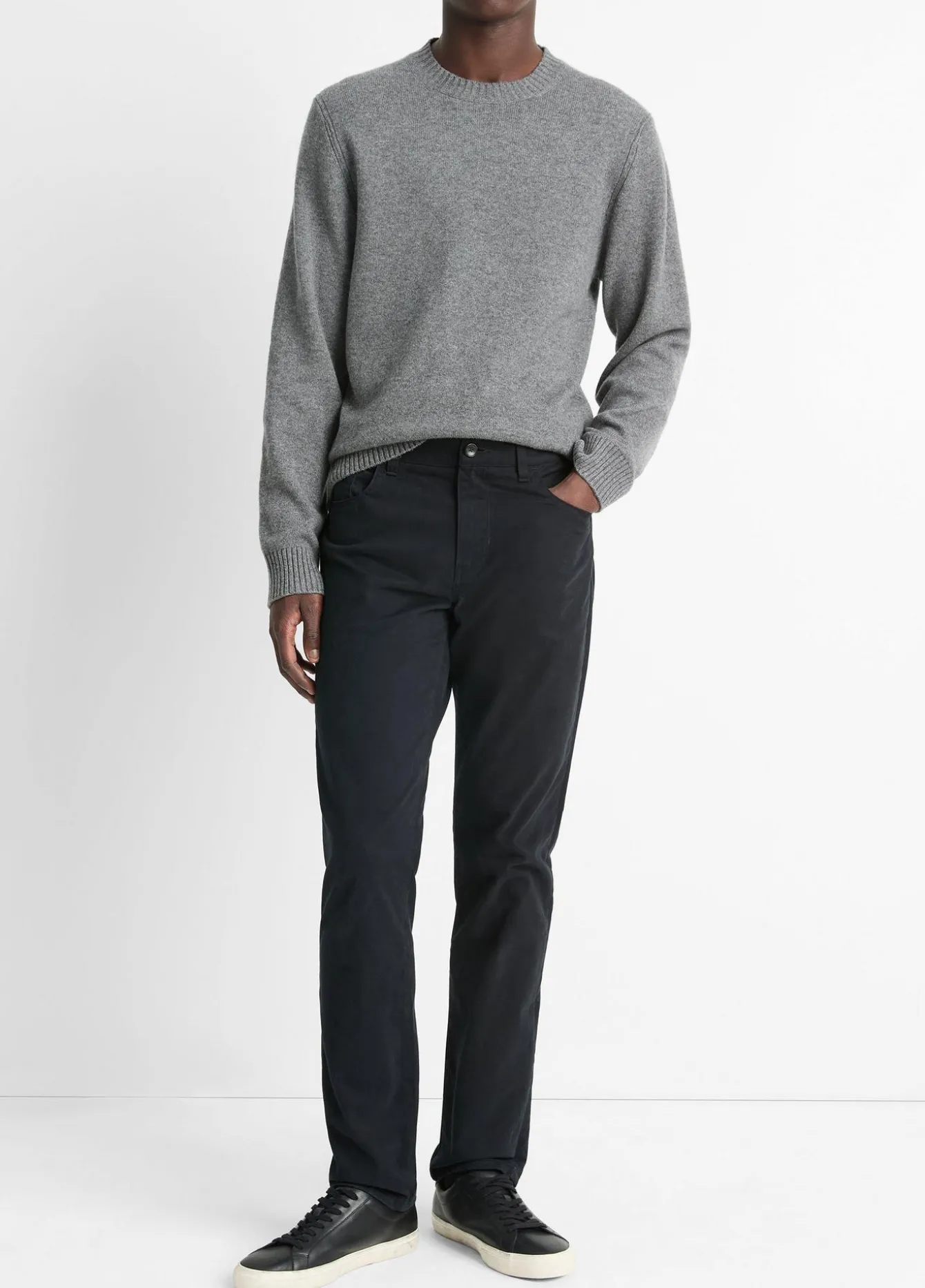 Dylan Slim 5-Pocket Peached Stretch-Cotton Pant