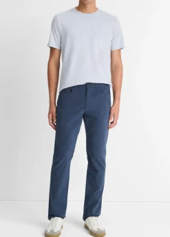 Dylan Slim 5-Pocket Peached Stretch-Cotton Pant