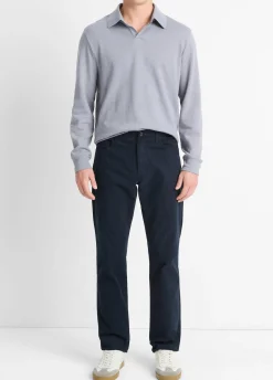 Dylan Slim 5-Pocket Peached Stretch-Cotton Pant
