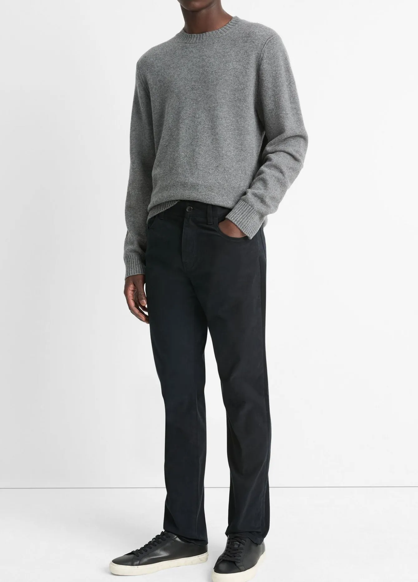 Dylan Slim 5-Pocket Peached Stretch-Cotton Pant