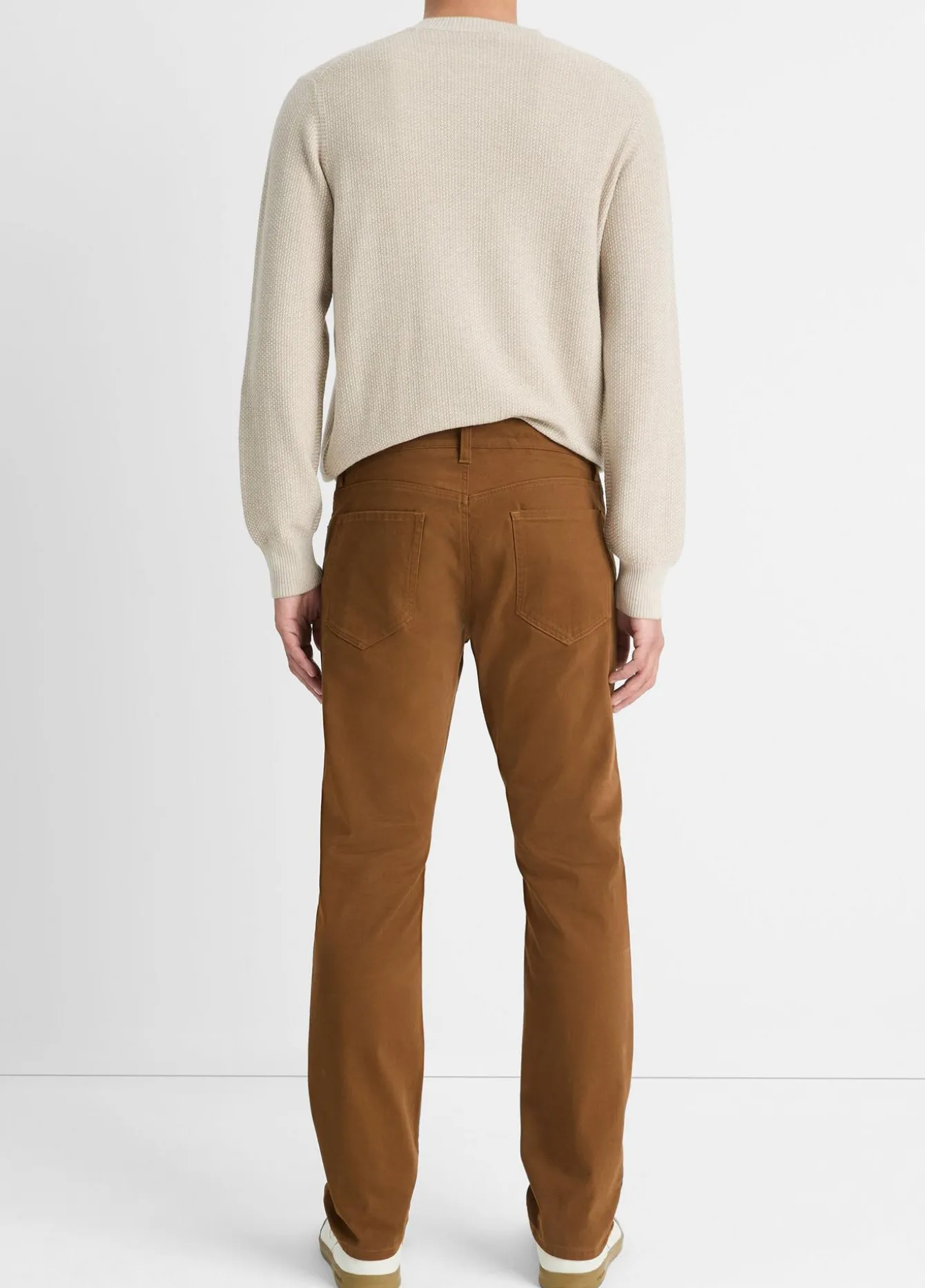Dylan Slim 5-Pocket Peached Stretch-Cotton Pant