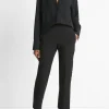 Embellished Point-Collar Crepe Shirt