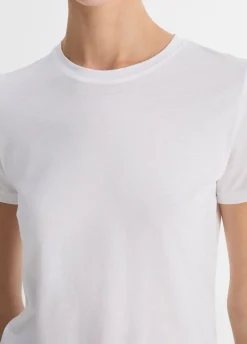 Essential Pima Cotton Crew Neck T-Shirt