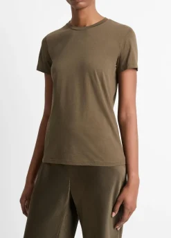 Essential Pima Cotton Crew Neck T-Shirt