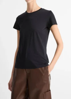 Essential Pima Cotton Crew Neck T-Shirt