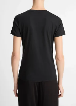 Essential Pima Cotton Crew Neck T-Shirt
