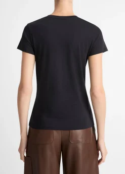 Essential Pima Cotton Crew Neck T-Shirt