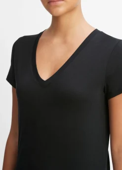 Essential Pima Cotton V-Neck T-Shirt