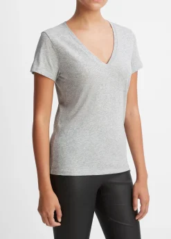 Essential Pima Cotton V-Neck T-Shirt