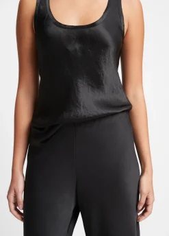 Fluid Satin Bias Pant