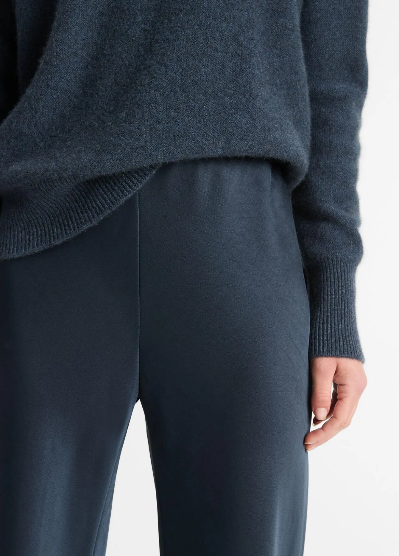 Fluid Satin Bias Pant