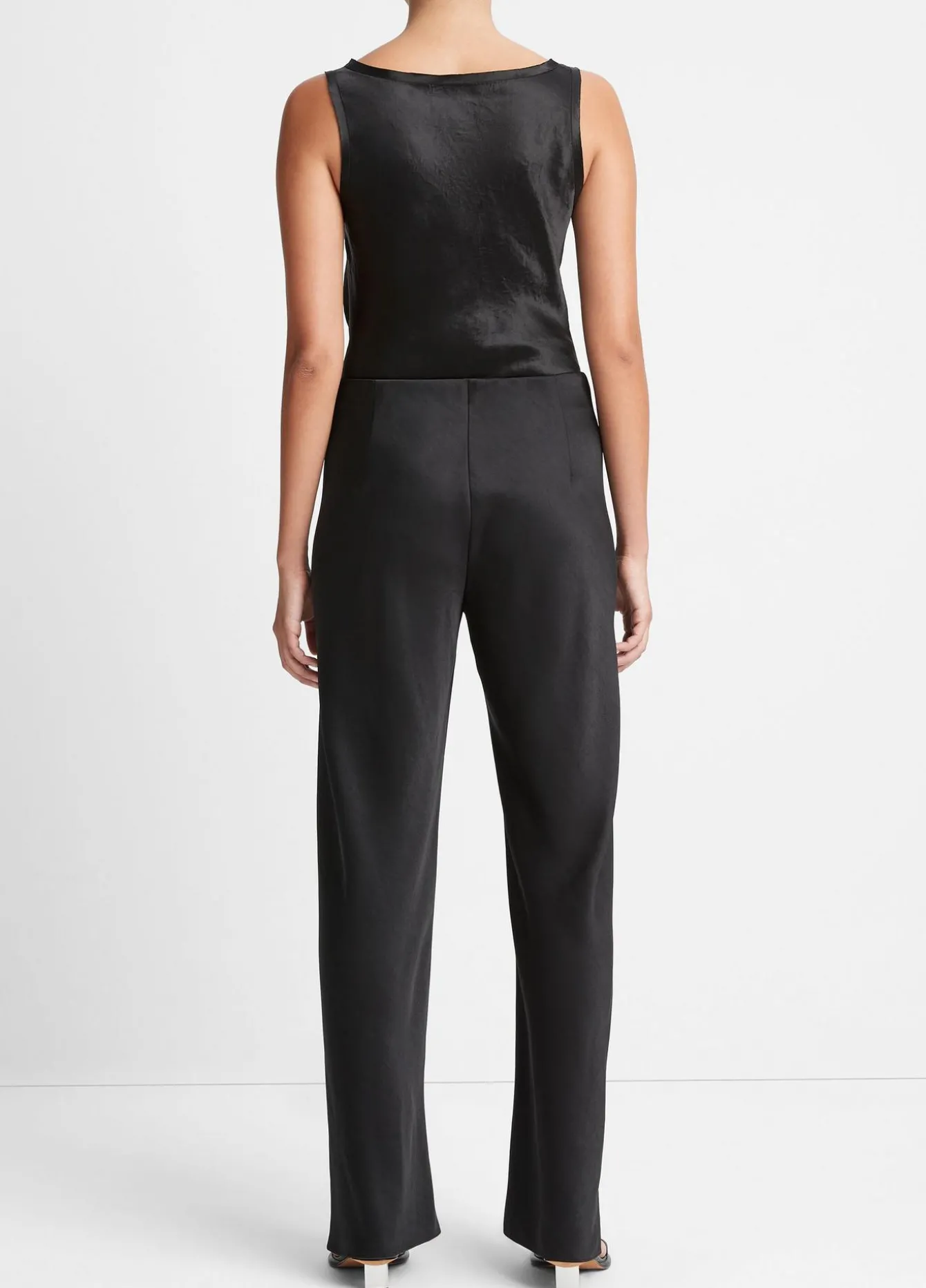 Fluid Satin Bias Pant