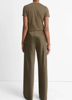 Fluid Satin Bias Pant